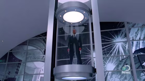 Actor Will Smith from a scene in "Men in Black 3" — will we ever need to be protected from an ecosystem of extraterrestrials?